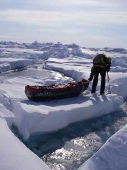 Arctic Arc: fragmented sea ice